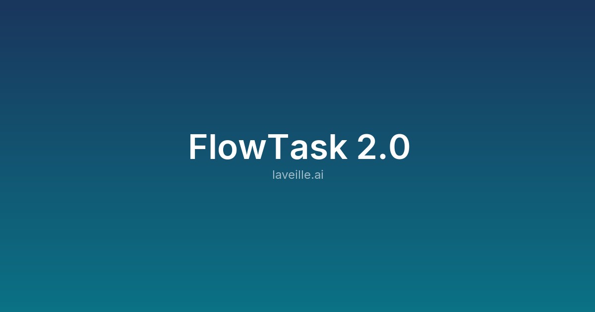 FlowTask 2.0