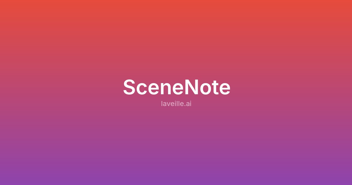 SceneNote