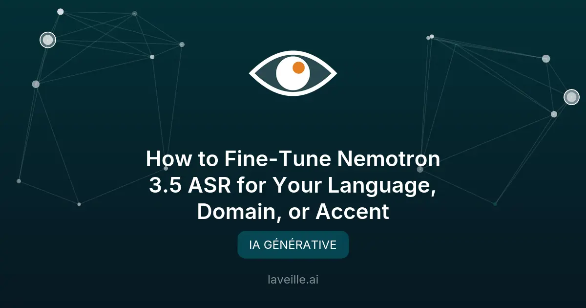 Nemotron 3.5 ASR : reconnaissance vocale multilingue en temps réel