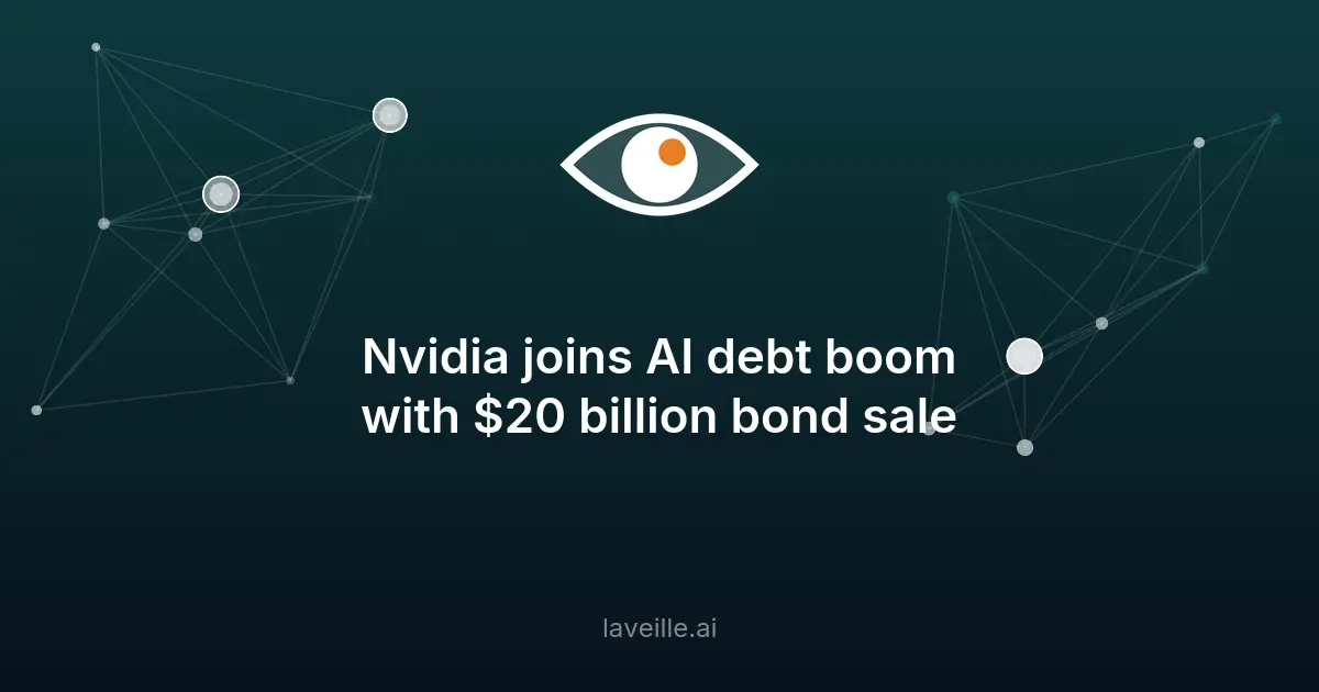 Nvidia lève 20 milliards de dollars pour l'IA