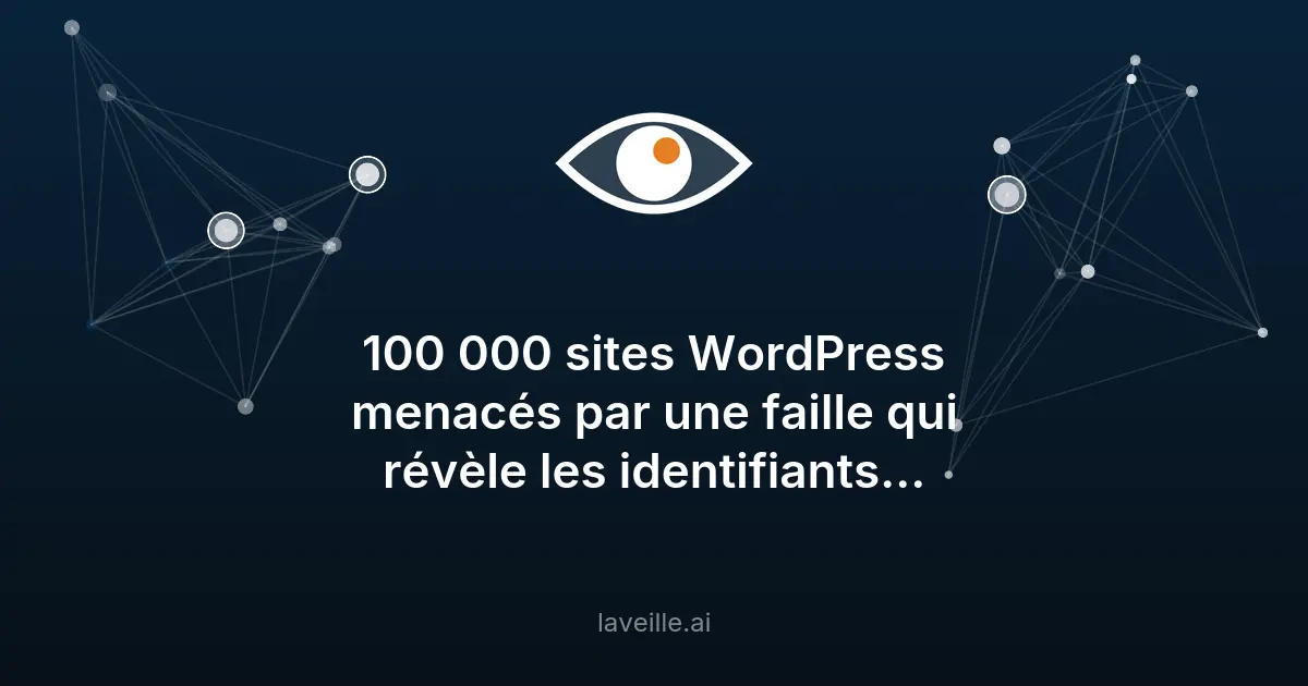 Faille Gravity SMTP : 100 000 sites WordPress exposés