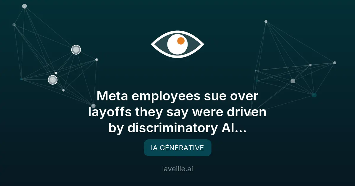 Meta poursuivi pour licenciements discriminatoires par IA