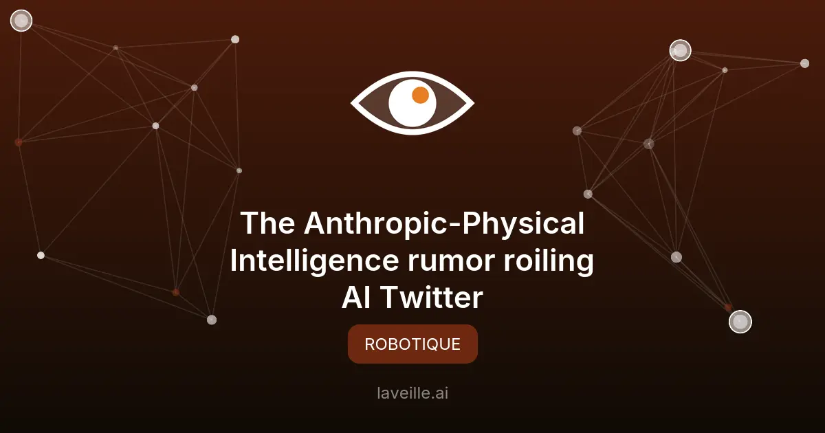 Anthropic et Physical Intelligence : une acquisition stratégique en robotique